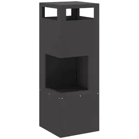 vidaXL - Feuerplatz Schwarz 35 x 35 x 100 cm Stahl,