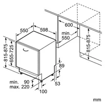 Bosch Serie 4 SMV41D10EU Einbau-Geschirrspüler (vollintegrierbar, 598 mm breit)