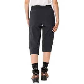 Vaude Farley Stretch Capri Hose III Damen Schwarz 38