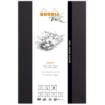 Rhodia Notizblock A4+ 50 Blatt blanko 120g Schwarz 1 St.