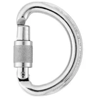 Petzl Omni Screw Lock Karabinerhaken - Silver - One Size
