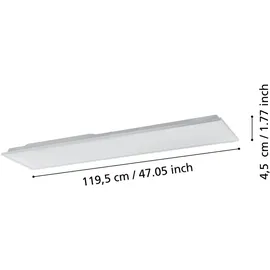 EGLO LED-Deckenleuchte Herrora-Z 3-flammig Weiß