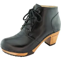 woody Damen Nora Clog Ankle Boots, Tresor Nero, 36 EU