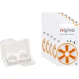 30er Pack kompatibel mit Siemens Signia Typ 13 Hörgerätebatterien (Orange) | Premium Zink-Luft Batterien | Extra langlebig & leistungsstark