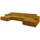 altdecor Wohnlandschaft IREA-U2 - 386x165x80 cm Senfgelb