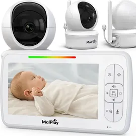 MalPlay Babyphone mit Kamera 5 Zoll
