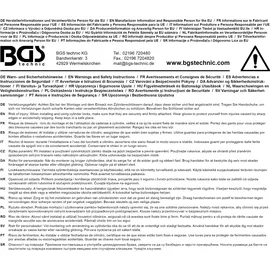 BGS Diy 85270 | Sicherheits-Türzylinder mit Drehknauf 70 mm