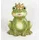 Trendline Trend Line Gartenfigur TrendLine Dekofigur Keramik Frosch mit Krone 22 x grün