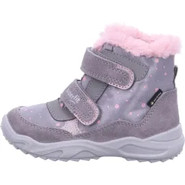 superfit Mädchen GLACIER warm gefütterte Gore-Tex Stiefel, GRAU/ROSA 2500