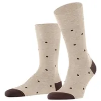 Falke Dot Socks Beige Baumwolle Gr 47-50 Herren