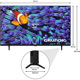 Grundig 32 GHB 6340 LED TV (Flat, Zoll / 80 cm, HD, SMART TV, Android 11)