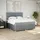 vidaXL Boxspringbett 180 x 200 cm Hellgrau