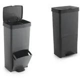 SP Berner Müll- oder Recyclingbehälter 70 l Schwarz