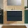 Evineo Waschbeckenunterschrank 2 Auszüge 80 x 53 cm Weiß