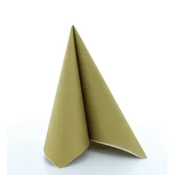 Mank Serviette Airlaid Gold, 40 x 40 cm, 50 Stück - stoffähnlich Hochzeit Jubiläum