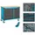 HAZET Werkbank, fahrbar Assistent 179NW, Sortiment, 234-tlg., Schubladen, flach: 6 x 81 x 522 x 398 mm, Schubladen, hoch: 1 x 166 x 522 x 398 mm