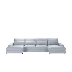Wohnlandschaft  Branna ¦ grau ¦ Maße (cm): B: 412 H: 88 T: 164.0