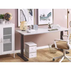 Höhenverstellbarer Schreibtisch Elektrisch 130 x 72 cm Verschiedene Grössen
