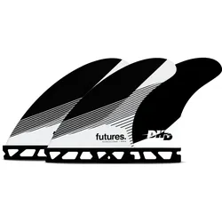futures Thruster Fin Set DHD Honeycomb M Fin 25, Farbe: Weiss, Finnenbox: futures
