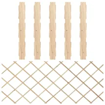 vidaXL Rankzäune 180 x 80 cm braun 5 St.