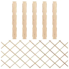 vidaXL Rankzäune 180 x 80 cm braun 5 St.