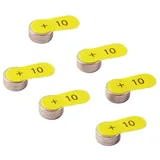 Intenso Hörgerätebatterien PR70, Gelb (Typ 10), 60er Pack MHD 03/2026