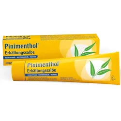 Pinimenthol Erkältungssalbe ab 12 Jahren - mit Eucalyptusöl, Kiefernnadelöl und Menthol 100 g Creme