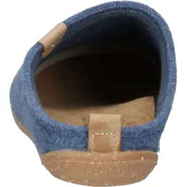 ROHDE Damen Pantoffel Softfilz Hausschuh Wechselfußbett 6860, Größe:38 EU, Farbe:Blau