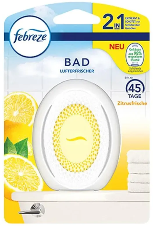 Procter & Gamble Febreze SMALL SPACES, Flüssiger Lufterfrischer, Gelb, Zitrus, 7