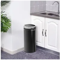 Homcom Sensor Mülleimer 42 l Schwarz