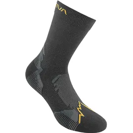 La Sportiva Hike Tech Wandersocken 1 Paar Schwarz/Gelb 41-43