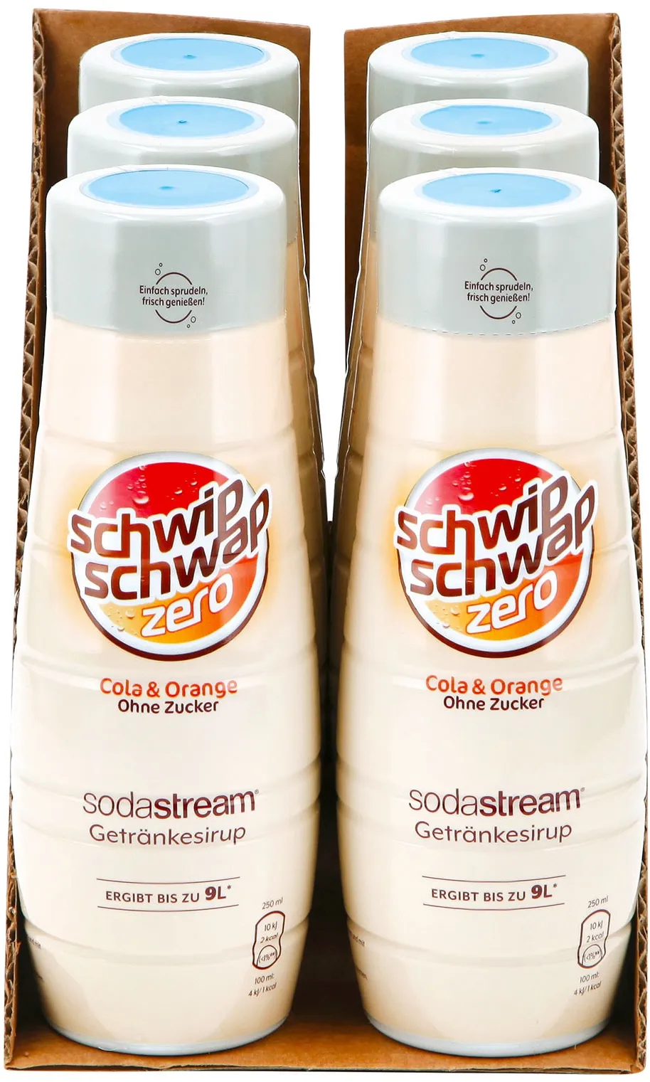 Sodastream Sirup Schwip Schwap Zero 0,44 Liter, 6er Pack