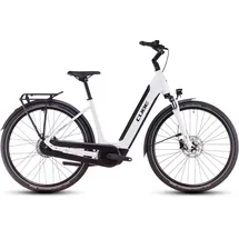 Cube Supreme Hybrid Comfort ONE 500 28 Zoll RH 42 cm metallicwhite'n'black