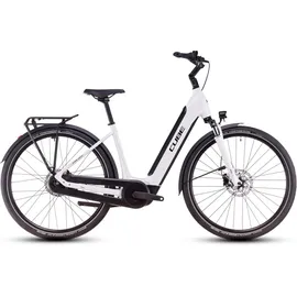 Cube Supreme Hybrid Comfort ONE 500 28 Zoll RH 42 cm metallicwhite'n'black