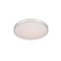 Trio LED Deckenleuchte Deckenlampe Wohnzimmerlampe Metall weiß Dimmbar LED
