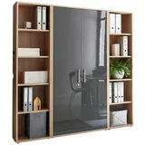 BMG Möbel Office Edition Aktenschrank 3tlg 0,0 x 0,0 x 0,0 cm braun