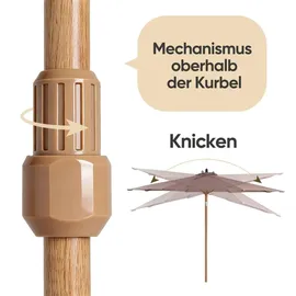 Sekey Sonnenschirm Ø 300 cm Taupe