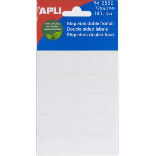 Apli 2550 – Tasche Etiketten doppelt Front