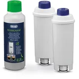 DELONGHI Pflegeset DLSC322 (1x Entkalker 200ml + 2x Filter)