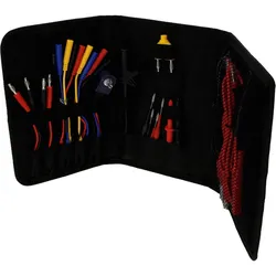 KS Tools 12/24V Diagnose Prüf- und Mess-Kabel-Satz, 25-tlg - 150.0895