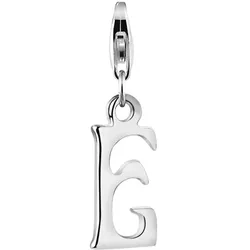 Nenalina Buchstabe "M" Anhänger Initialen Trend 925 Silber silberfarben Damen 