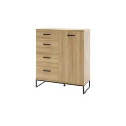 Sideboard  Medebach , holzfarben , Maße (cm): B: 101 H: 116 T: 44