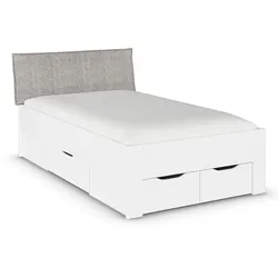 rauch Bett »Aditio Beds« - 126x216x100cm - weiß - Holz