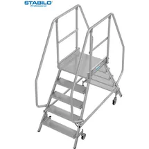 Krause Stabilo Podestleiter fahrbar 5 Stufen