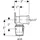 Geberit 650291001 Schlauchanschluss, 1/2'