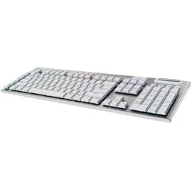 Logitech G915 X Lightspeed, weiß, LEDs RGB, GL CLICKY, USB/Bluetooth, DE (920-012686)