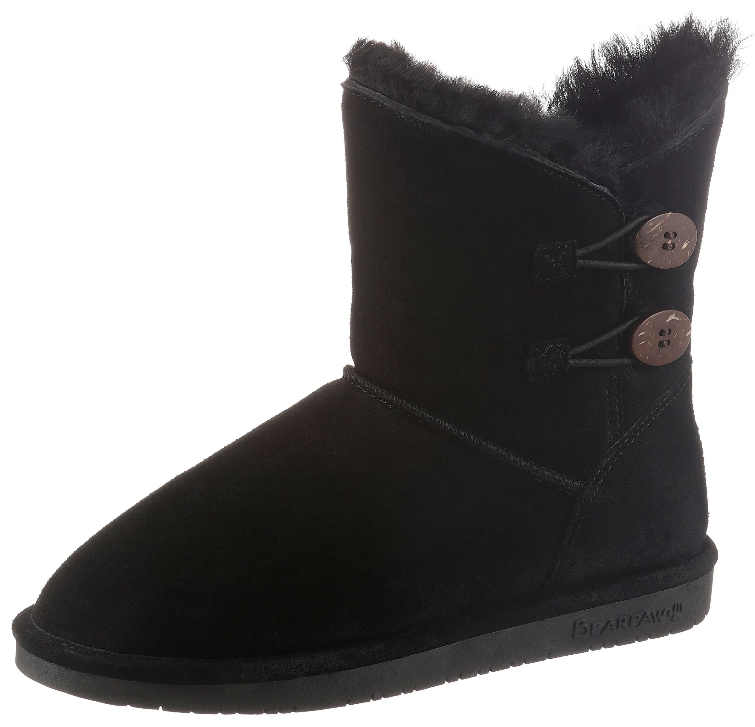 Winterboots »ROSALINE«, mit modischen Zierknöpfen, Gr. 36, schwarz, , 54439900-36