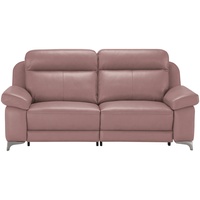 Wohnwert Sofa 3-sitzig mit elektrischer Relaxfunktion Arianna ¦ rosa/pink ¦ Maße (cm): B: 208 H: 98 T: 103