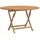 vidaXL Gartentisch Klappbar Ø 110 x 75 cm Teak Braun