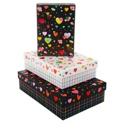 TURNOWSKY Geschenkkarton Heart to Heart 85 483 3tlg Flach